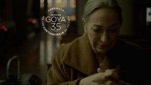 Luisa Gavasa interpretando a María en un cortometraje de Paco Ruiz